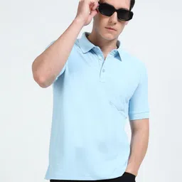 QUCO Poly Pique Structured Pocket Polo T-Shirt-picture-35