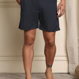 Mast & Harbour Pack Of 2 Printed Super Pure Combed Mercerized Cotton Boxers - BOXCOM13-S image 2