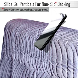 HOMETHREADS Multicoloured & Grey Printed 4 Piece Sofa Cover image 2