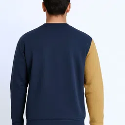 Try This Men Colourblocked Long Sleeves Sweatshirt image 3