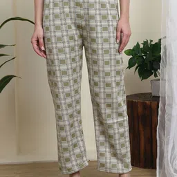 NEUDIS Checked Straight Lounge Pants-picture-14