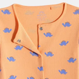 NEXT Infant Boys Pack of 3 Conversational Printed Rompers image 3