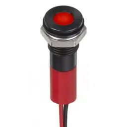 RS PRO Red Panel Mount Indicator 24V DC, Mounting Hole Size 8 mm, Termination Type Lead Wires, IP Rating IP67, Model No 2494310-picture-19