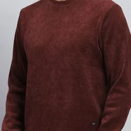 Monte Carlo Maroon Regular Fit Sweatshirt image 5