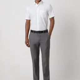 Peter England White Regular Fit Shirt image 4