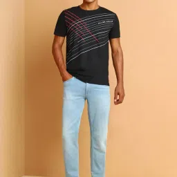 Allen Solly Black Slim Fit Printed T-Shirt image 4
