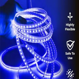 SPARK WORLD Blue Plastic LED Rope Light image 5