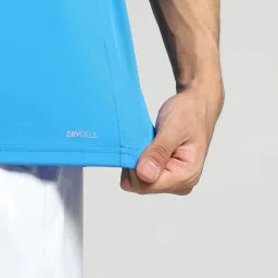 Puma teamPACER Blue Regular Fit Colour Block Sports T-Shirts image 5