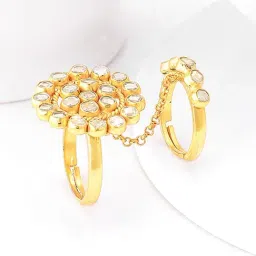 GIVA 92.5 Sterling Silver Dilbaro sAdjustable Ring for Womens and Girls-image-43