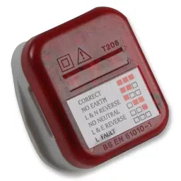 PRO ELEC PLUG, MAINS TESTER, T203 image 1