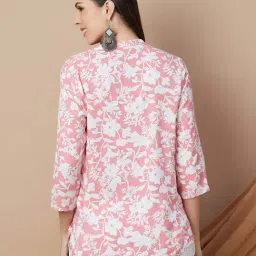 Melange by Lifestyle Pink Printed Kurti image 2