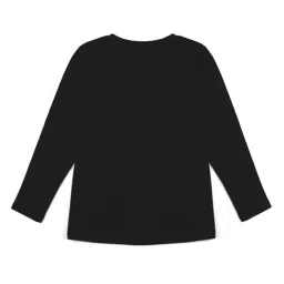 HELLCAT Black Printed Full Sleeves T-Shirt image 2