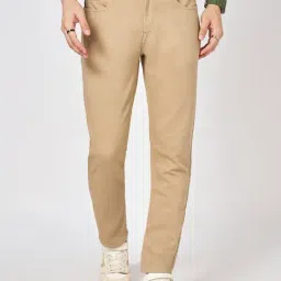 Sf Jeans By Pantaloons Beige Cotton Slim Fit Jeans-picture-27