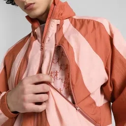 Puma X Kidsuper Studios Pink Relaxed Fit Abstract Windbreaker image 5