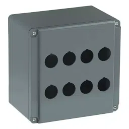 ABB Grey Aluminium Modular Metal Push Button Enclosure - 8 Hole, 1SFA170854R3008-image-10