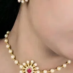 UNNATI JEWEL White Brass Jewellery Set-picture-18