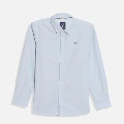 Allen Solly Junior Boys Blue Cotton Shirt-picture-28