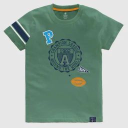 Codez Kids Olive Printed T-Shirt-picture-20