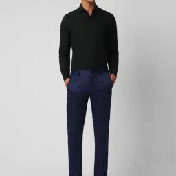 Van Heusen Navy Slim Fit Trousers image 5