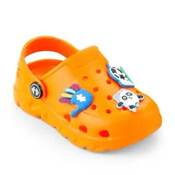 HOPPA Kids Orange Clogs image 3