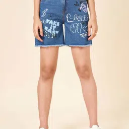 Coolsters by Pantaloons Kids Blue Cotton Printed Shorts-image-93