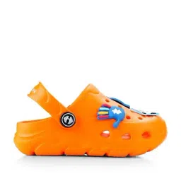 HOPPA Kids Orange Clogs image 2
