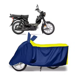 Auto Pearl Two Wheeler Cover for TVS XL 100 Heavy Duty BS6 - Yellow, Blue-picture-37