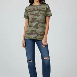glitchez Women Camouflage Printed T-shirt image 2