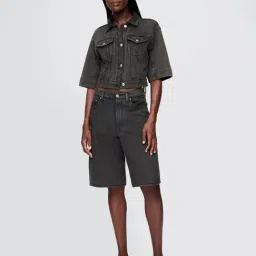 GAP Black Regular Fit Shorts image 4