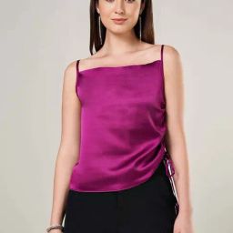 Annabelle by Pantaloons Purple Plain Top-picture-12