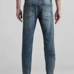 Jack & Jones Medium Blue Denim Cotton Regular Fit Jeans image 2