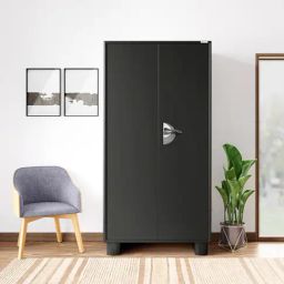 Godrej Interio Storwel Graphite Grey CRCA Steel 2 Door Wardrobe (1 Year Warranty)-picture-45
