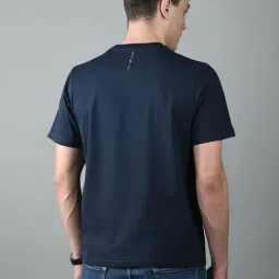 Louis Stitch Navy Blue Cotton Logo T-Shirt image 2