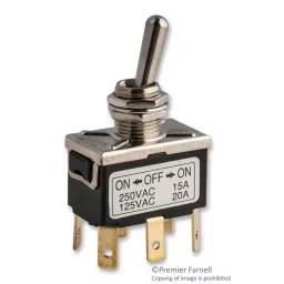 MULTICOMP PRO Toggle Switches SWITCH, TOGGLE, DPDT, 20A, 125V, SPC21167-picture-36