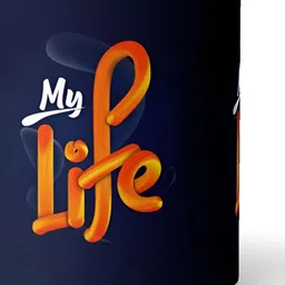 Mr UVD White & Navy Blue Typography Printed Ceramic Glossy Mug-picture-29