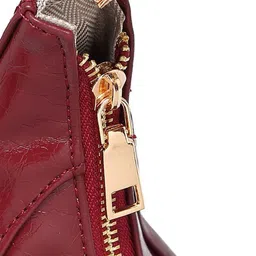 bebe PU Half Moon Handheld Bag image 4