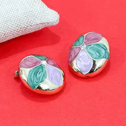 VAGHBHATT Floral Studs Earrings-picture-36