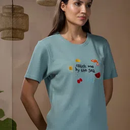 CUPID Typography Printed Round Neck Cotton Relaxed Fit T-shirt-picture-10