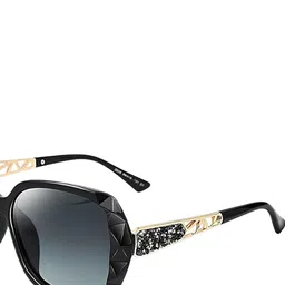 LEGEND EYEWEAR Unisex Oversized Sunglasses with UV Protected Lens SGLHBHYUDF2GXSSQ image 2