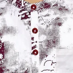 MADE IN THE SHADE Boys Abstract Printed Full Sleeves Pure Cotton Straight Kurta image 4