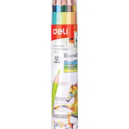 Deli Wc112-12 Colored Pencil - Pack of 1, 12 Color Pcs. image 4