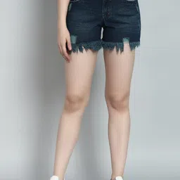 FASHIONFIBRE Women Denim Shorts image 1