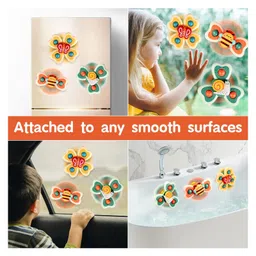 ADKD Butterfly Spinners Toy Waterproof Suction Cup Spinning Top Rotating For Boys Girls Pack of 2-(Random Design) image 5