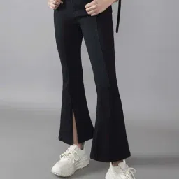 Dolce Crudo Black Flare Fit Jeans-picture-24