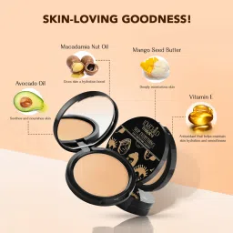 LoveChild Masaba Skip Everything 4 in 1 Mattifying Compact Lonely Lioness - 9 gm image 4