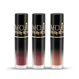 LoveChild Masaba Pocket Liquid Lipstick Buffet Combo - Sober Sunrise, Hit Me Up & Bold Cola-picture-11