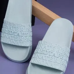 Red Tape Women's Sunnies Ice Blue Slides-image-23