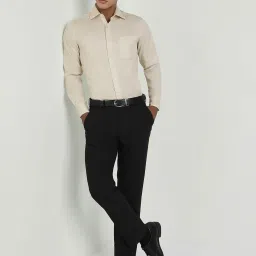 Allen Solly White Cotton Slim Fit Shirt image 5
