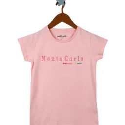Monte Carlo Kids Peach Graphic Print Top-picture-15