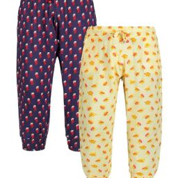 Plum Tree Kids Navy & Yellow Printed Pants (Pack of 2)-picture-27